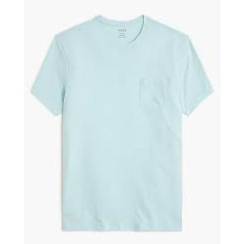 J.Crew Men’s Slim Fit Pocket Tee Size Small Blue Washed Cotton T-Shirt NWT - Picture 2 of 9